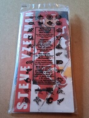 McDonald's Red White Hockey Heroes Mini-Jersey Promo Pack